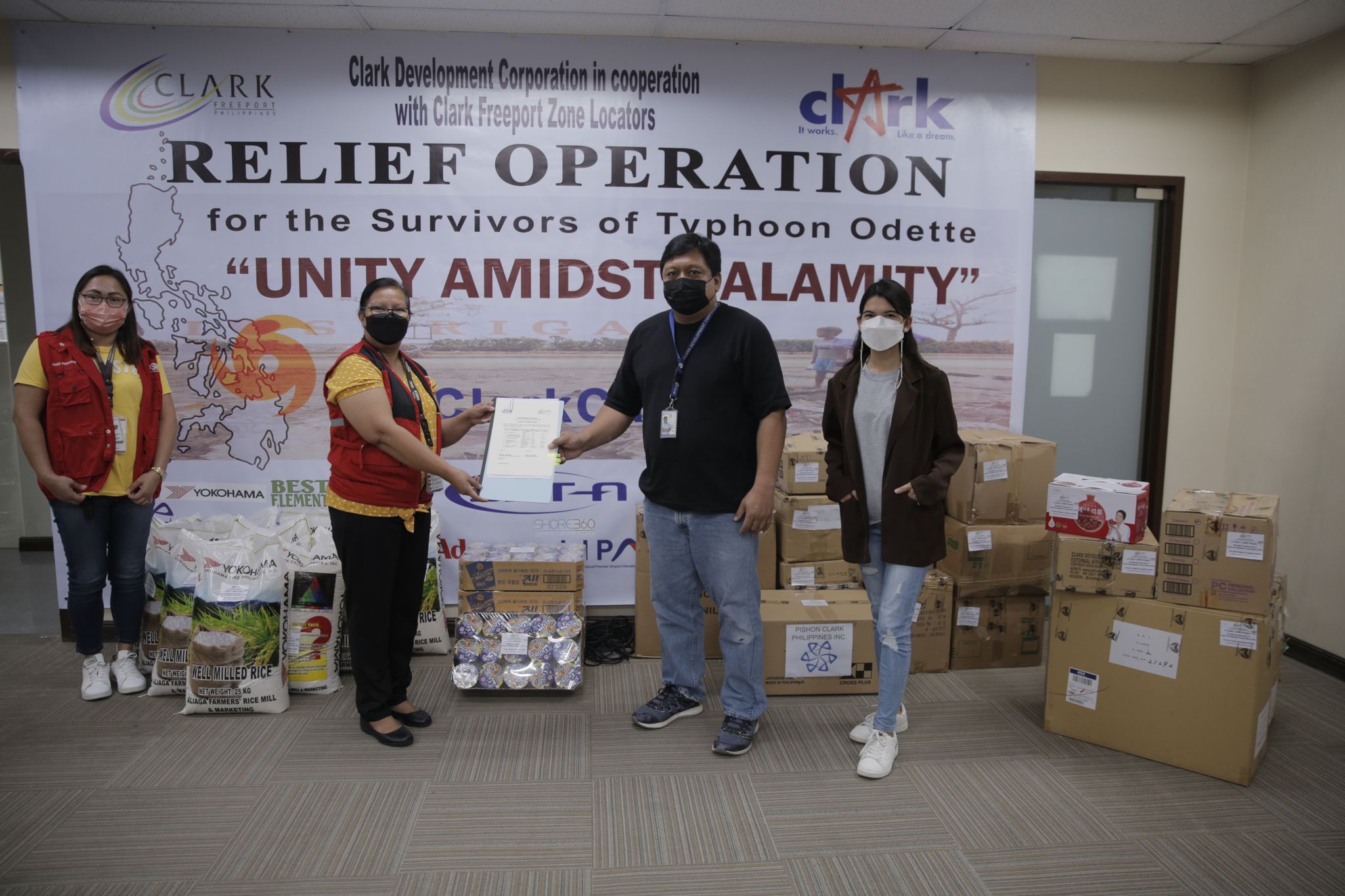 CDC, Clark locators extend aid to victims of typhoon ‘Odette’ - Central ...